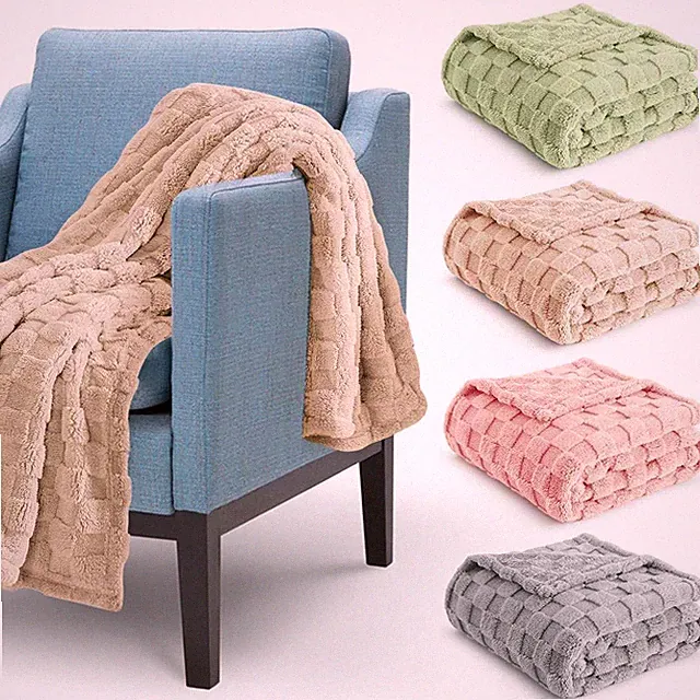 Faux Fur Throw Blanket – Warm Soft Plush for Couch Bed Sofa 39.4*59.1in