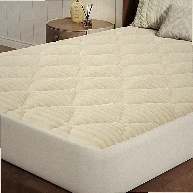Twin Flannel Mattress Topper, Ultra Soft Faux Fur Mattress Pad with Deep Pock...