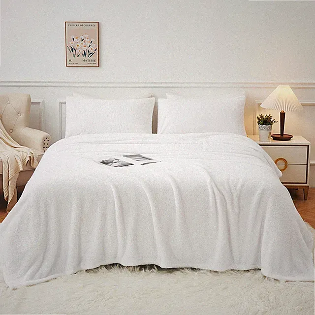 YIYEA Faux Fur Sheets, Luxury Ultra Soft Fleece Bed Sheets Set, Fluffy Plush Vel